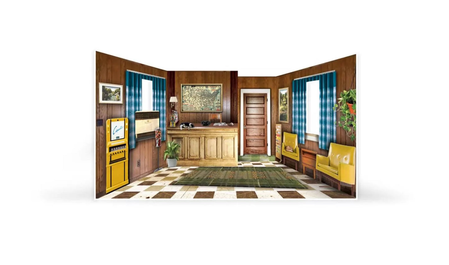 Woodland Scenics BR5073 Built & Ready Structure Moonlight Motor Court - HO Scale