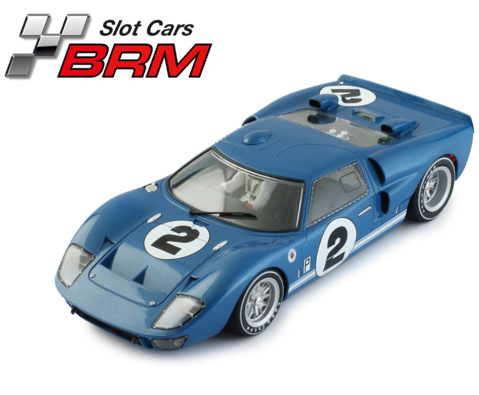 BRM 1/24 Ford GT40 MKII #2 12h Sebring 1966 Slot Car Dan Gurney BRM168