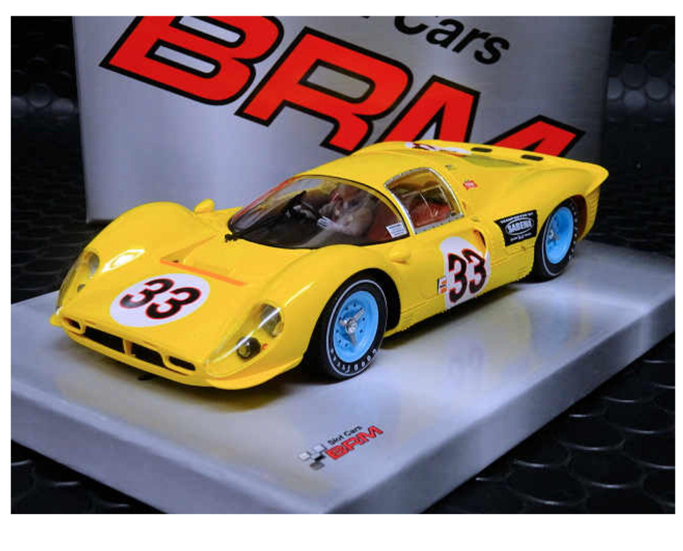 BRM Ferrari 412P #33 Daytona 24 Hours 1967 1/24 Slot Car 330 BRM203
