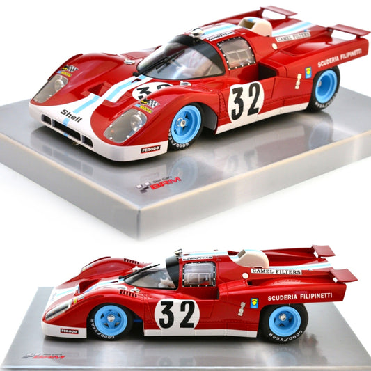 BRM Ferrari 512M #32 Scuderia Filipinetti 1000km Spa 1971 1/24 Slot Car BRM209
