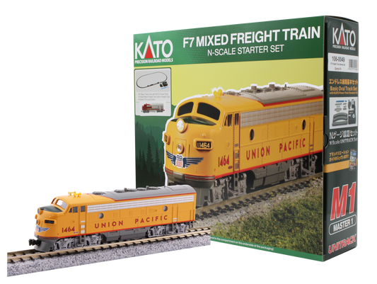 KATO 106-0050 N Scale Union Pacific F7 Freight Train Starter Set