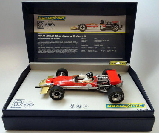 Scalextric C3701A Lotus 49 Graham Hill 1969 Formula 1 F1 1/32 Slot Car Legends
