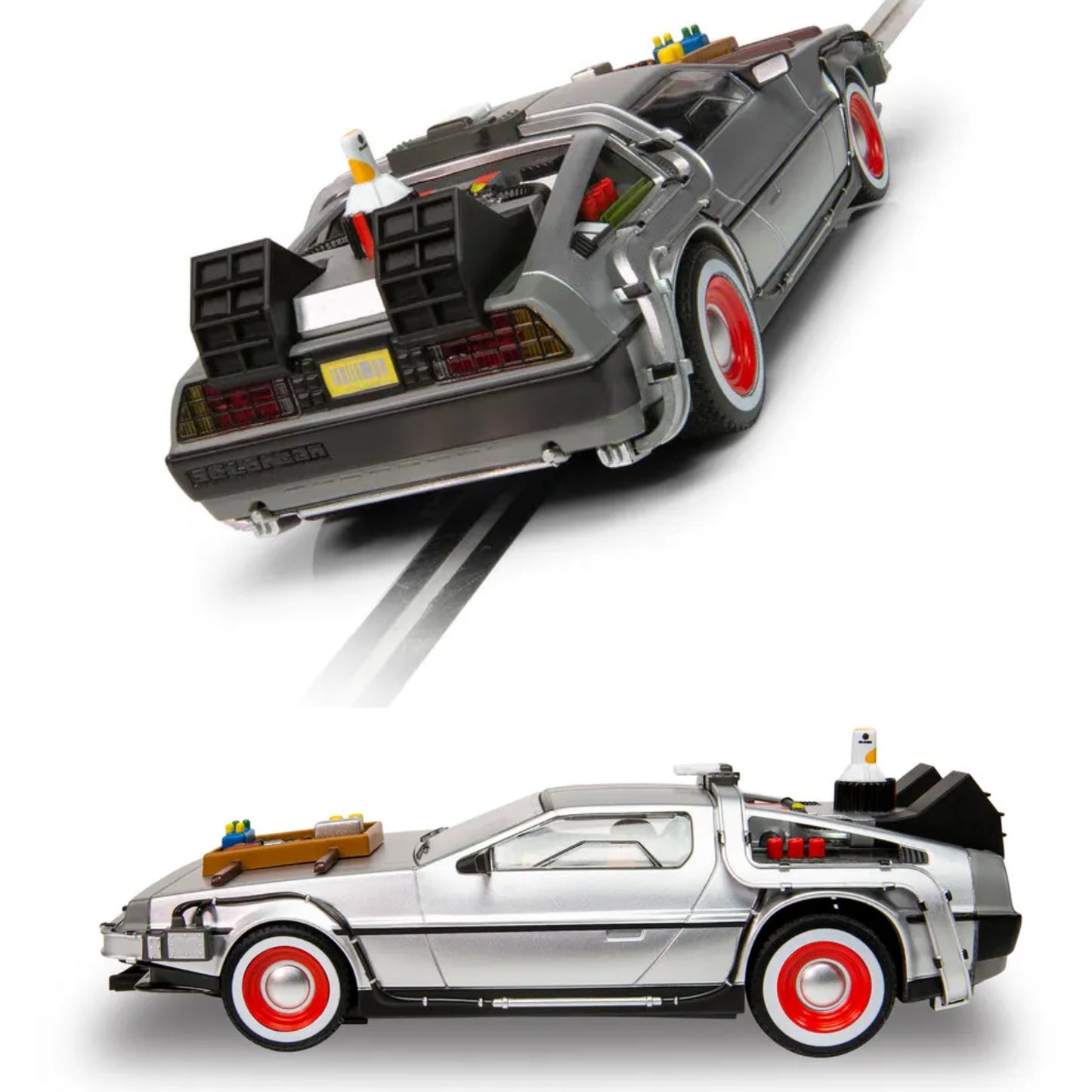 Scalextric C4307 DeLorean Back To The Future Part 3 Time Machine 1/32 Slot Car