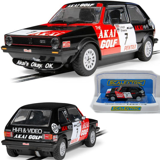 Scalextric C4520 Volkswagen Golf Mk1 GTI Richard Lloyd 1/32 Slot Car DPR.