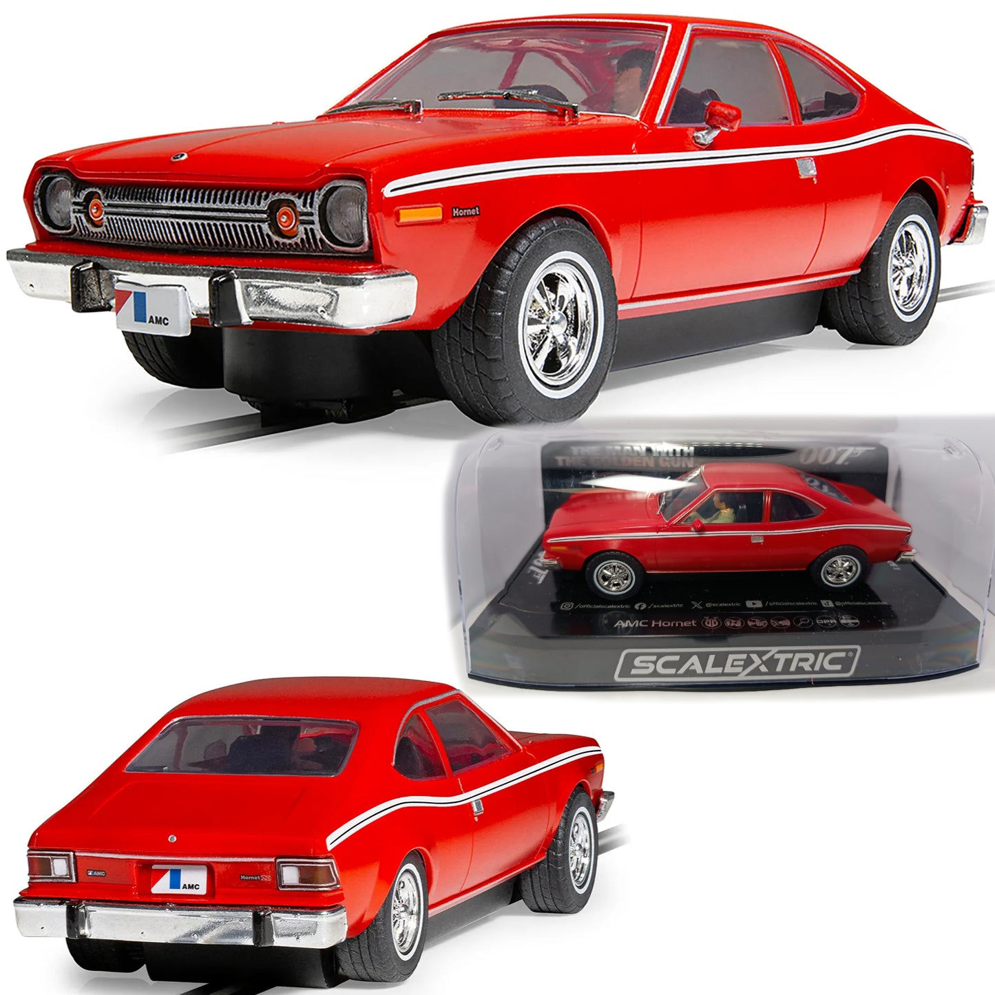 Scalextric C4524 James Bond AMC Hornet Golden Gun 1/32 Slot Car DPR