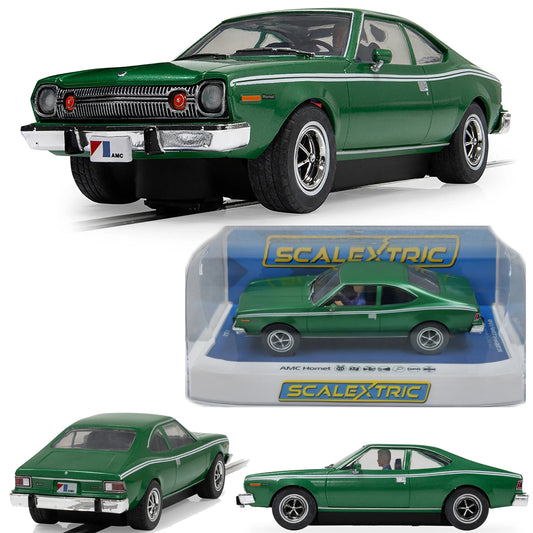Scalextric C4538 AMC Hornet Green 1/32 Slot Car DPR.