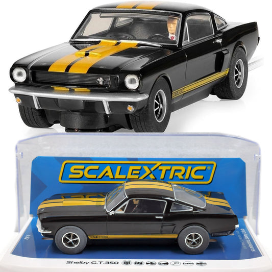 Scalextric C4542 Ford Shelby Mustang GT350H Hertz Edition 1/32 Slot Car