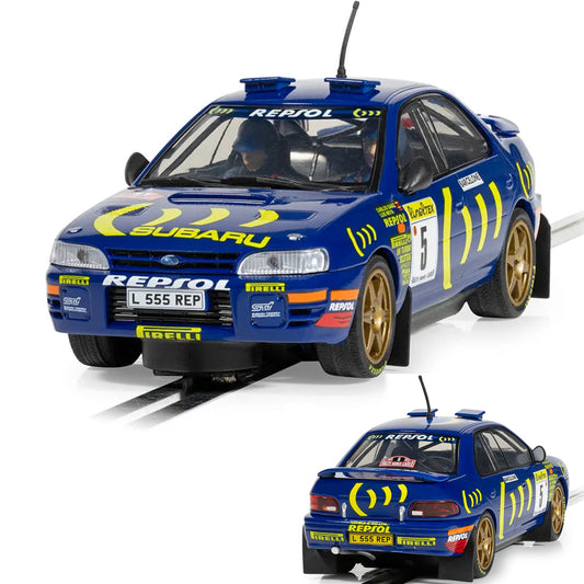 Scalextric C4555 Subaru Impreza WRX 1995 Monte Carlo Winner 1/32 Slot Car