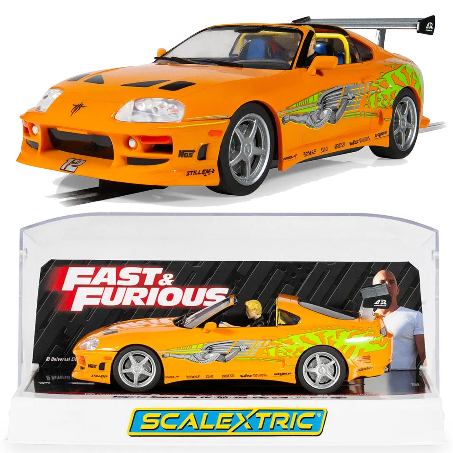 Scalextric C4591 Toyota Supra Brian O'Conner Fast & The Furious 1/32 Slot Car DPR