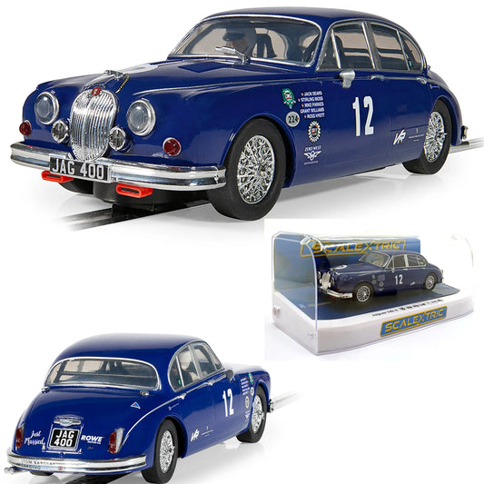 Scalextric C4596 Jaguar MK2 Grant Williams Racing JAG 400 1/32 Slot Car DPR.