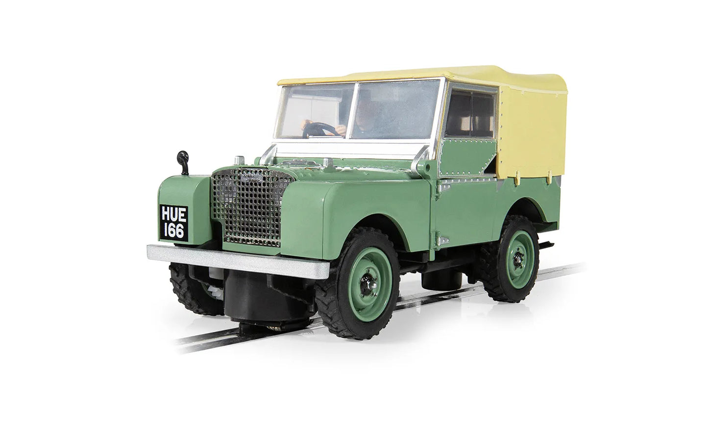 Scalextric C4600 Land Rover Series 1 HUE166 1/32 Slot Car DPR