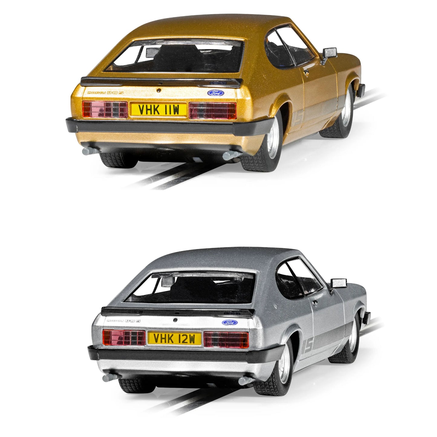 Scalextric C4642 The Professionals Ford Capri Mk III Twin Car Pack 1/32 Slot Car