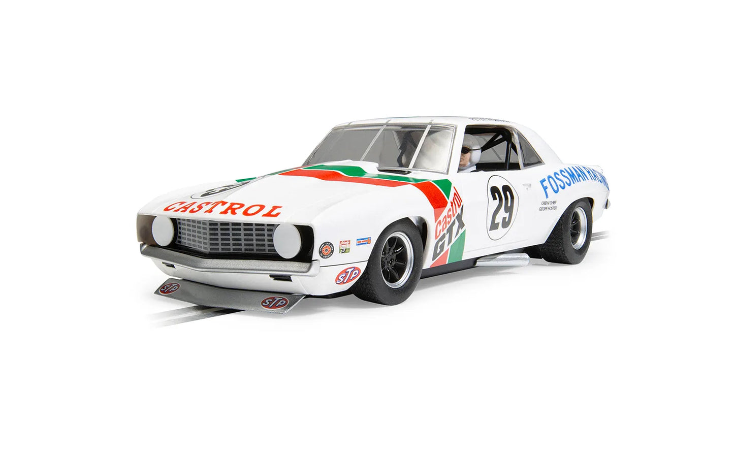 Scalextric C4643 Chevy Camaro Castrol Racing Trans Am 1971 1/32 Slot Car DPR