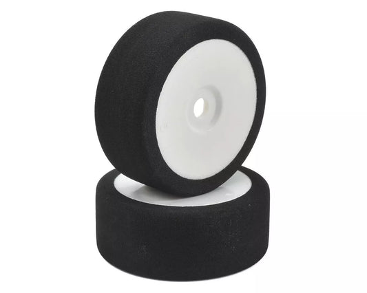 BSR Racing 1/8 Mounted GT Foam Tires 35 Shore (2) w/17mm Hex White