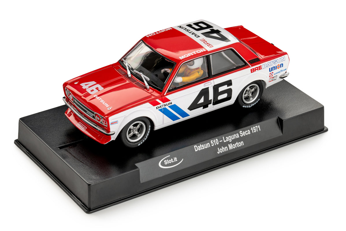 Slot.it BRE Datsun 510 Laguna Seca 1971 John Morton 1/32 Slot Car