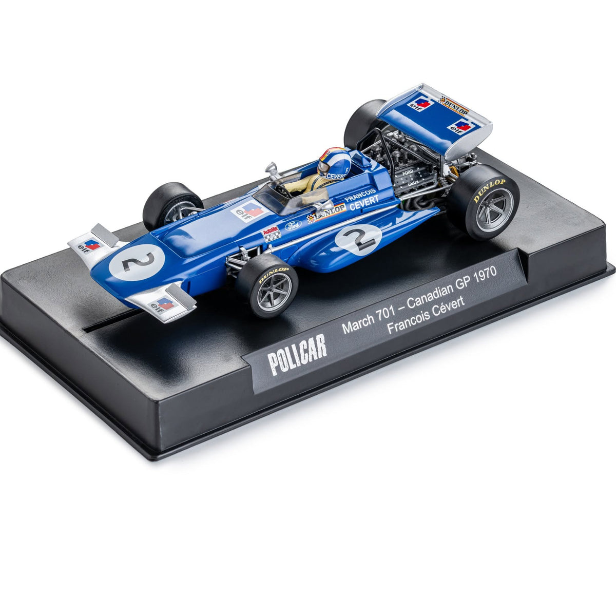 Policar March 701 Canadian GP 1970 Francois Cevert 1/32 Slot Car CAR04G