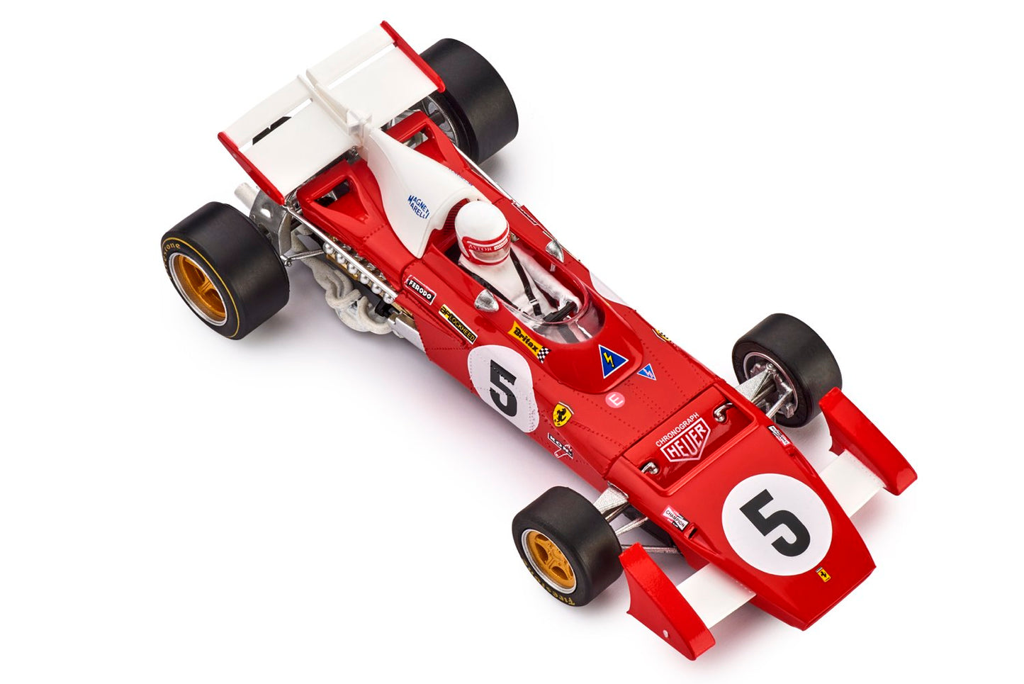 Policar Ferrari 312 B2 Silverstone 1971 Clay Regazzoni 1/32 Slot Car CAR05B 312B2