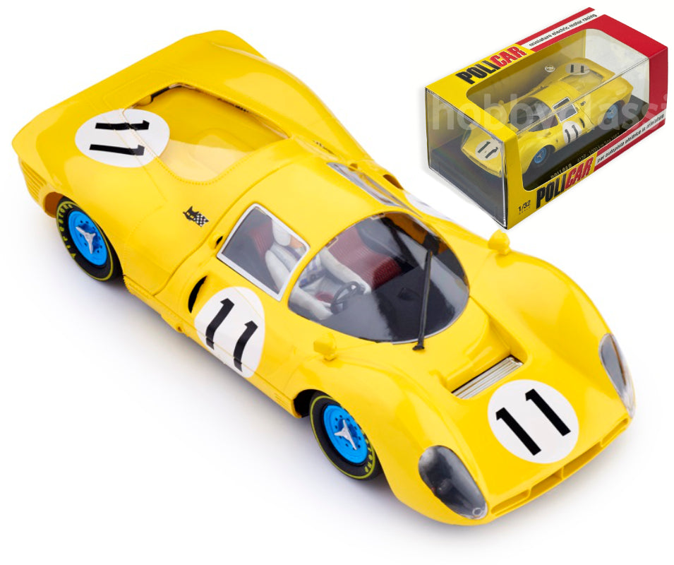 Policar Ferrari 412P 1000km Spa 1967 1/32 Slot Car CAR06B