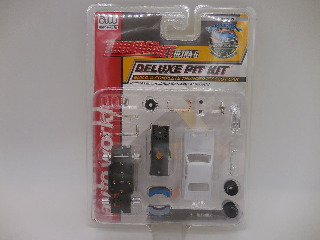Auto World 1969 AMC AMX Exclusive Thunderjet Pit Kit HO Slot Car Pitkit - PowerHobby