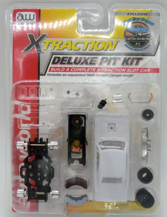 Auto World 1969 Dodge Charger Exclusive Xtraction Pit Kit HO Slot Car Pitkit - PowerHobby