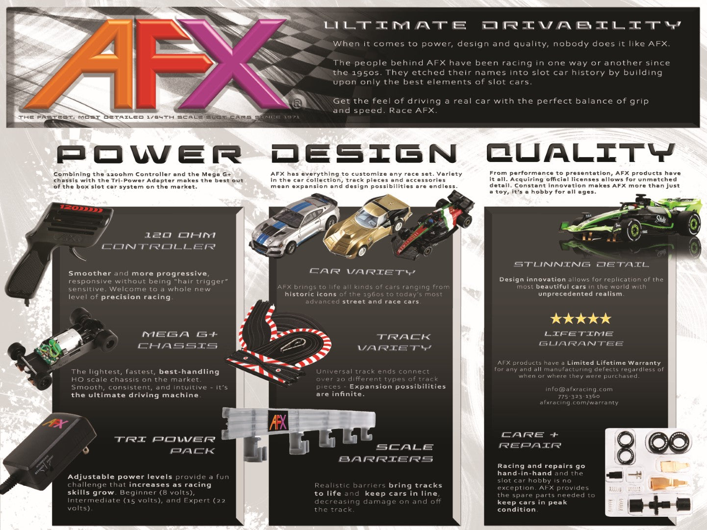 AFX Champions Raceway HO Slot Car Race Track Set 22122 Formula F1