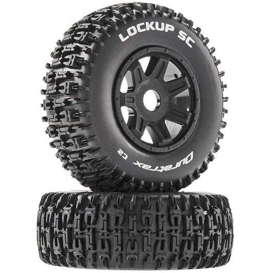 DuraTrax DTXC5274 Lockup Short Course Pre-Mounted Tires (Soft -C2) w/17mm Hex (2)