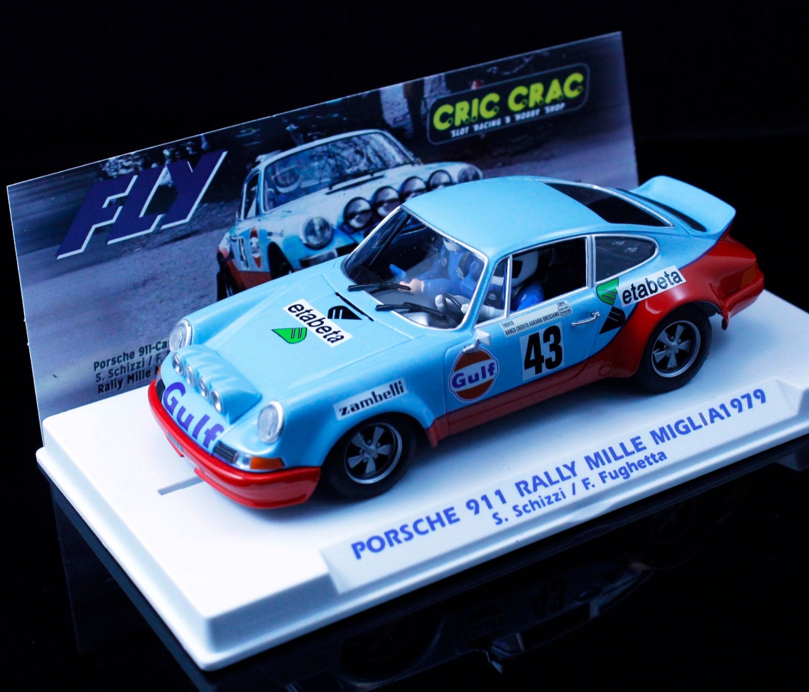 FLY Porsche 911 Carrera RS Gulf '79 Mille Miglia 1/32 Slot Car