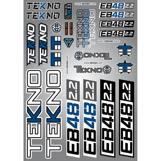 Tekno RC TKR9236 Decal Sheet EB48 2.2