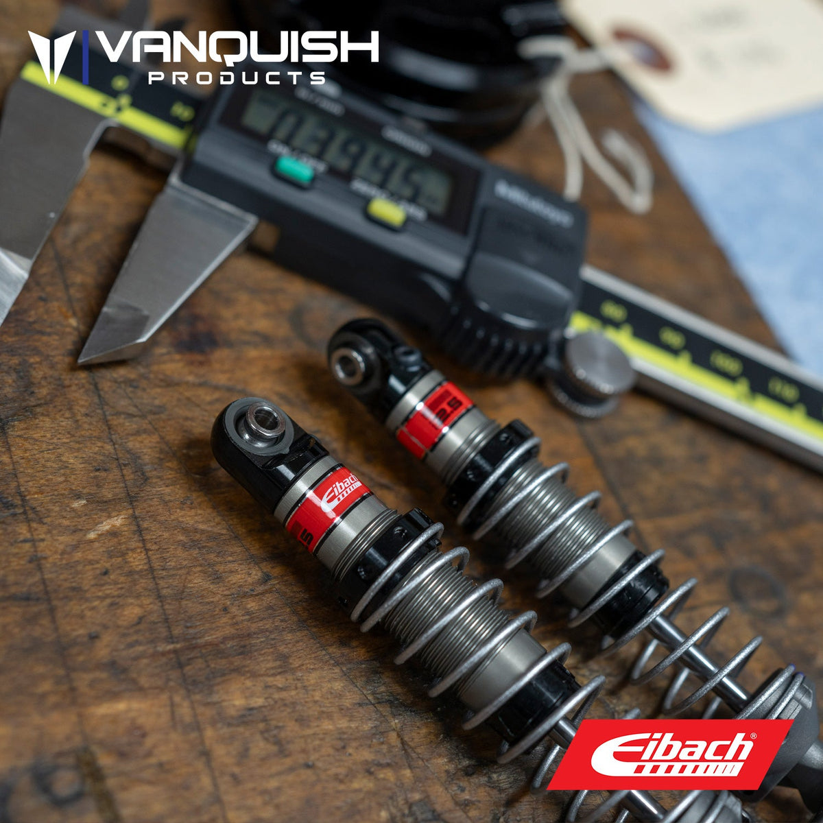 Vanquish VPS10351 Eibach S8E Scale Shock Pair 90mm F10 Axle VS4-10 Crawler