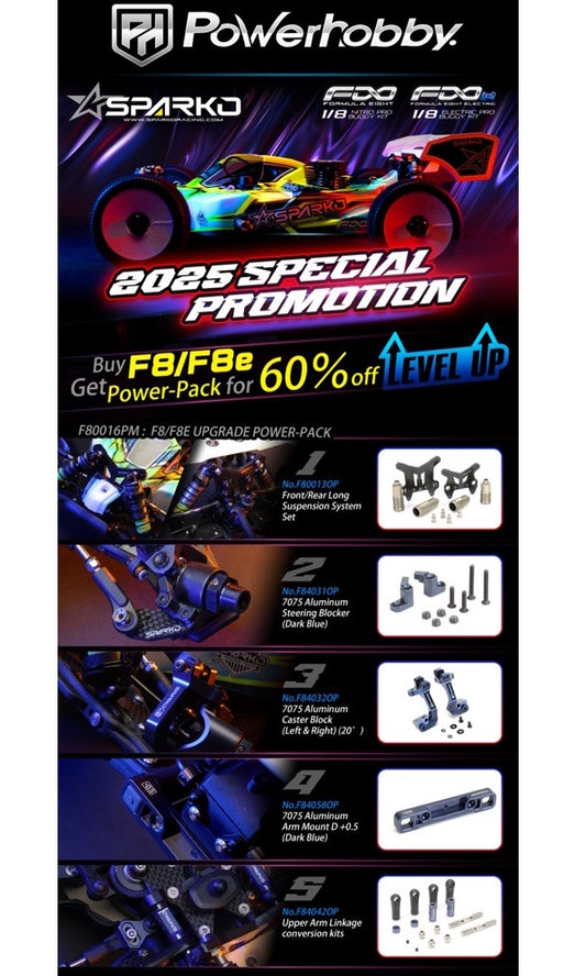 Sparko F8 Upgraded Power-Pack for F8/F8e Truggy