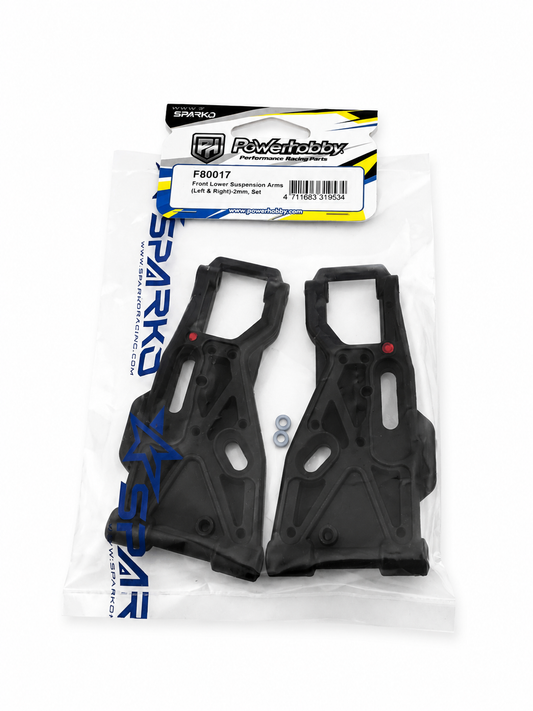 Sparko F8 Buggy Front Lower Suspension Arms (Left & Right)+2mm Set