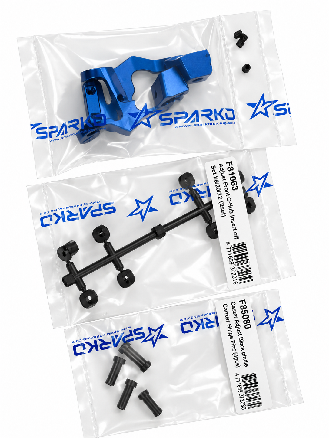 Sparko F8 Aluminum Adjustable Front C-Hub System