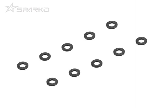 Sparko F8 Plastic steering Shim 1mm POM (10pcs)