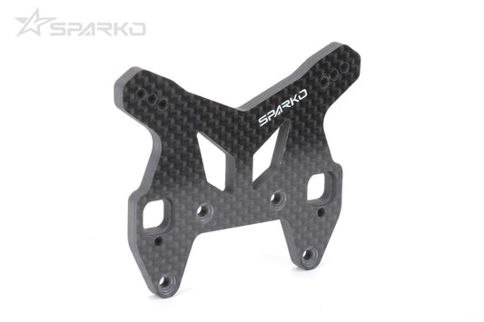 Sparko F8 Carbon Fiber Front Shock Tower 4.5mm.