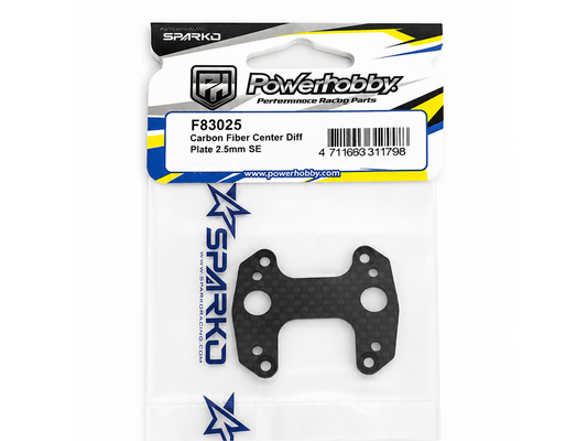 Sparko F8 Nitro SE Carbon Fiber Center Diff Plate 2.5mm