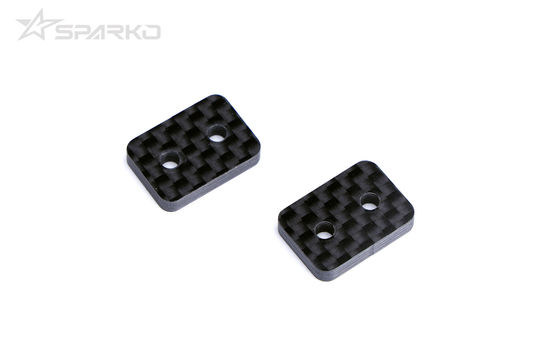 Sparko F8 Nitro SE Carbon Chassis Front Support 3mm (2)