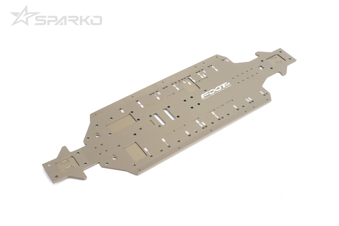 Sparko F8TE Truggy 7075 Aluminum Chassis (Hard Anodizing)