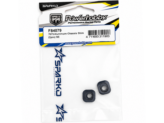 Sparko F8 Nitro SE 7075 Aluminum Chassis Shim (2)