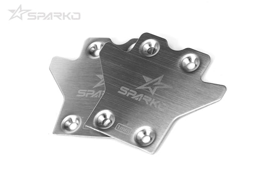 Sparko F8 Stainless Steel Rear Chassis Protector.