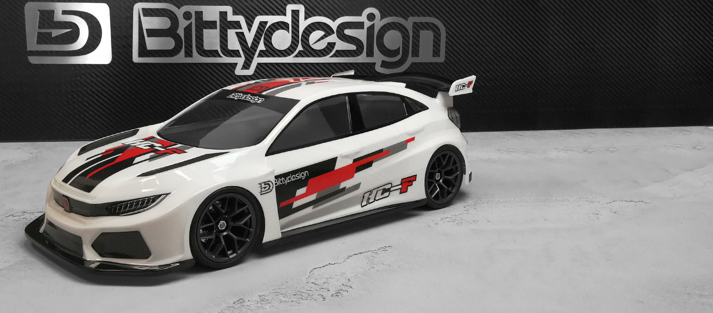 Bittydesign HC-F FWD Touring Car Body Clear 190mm