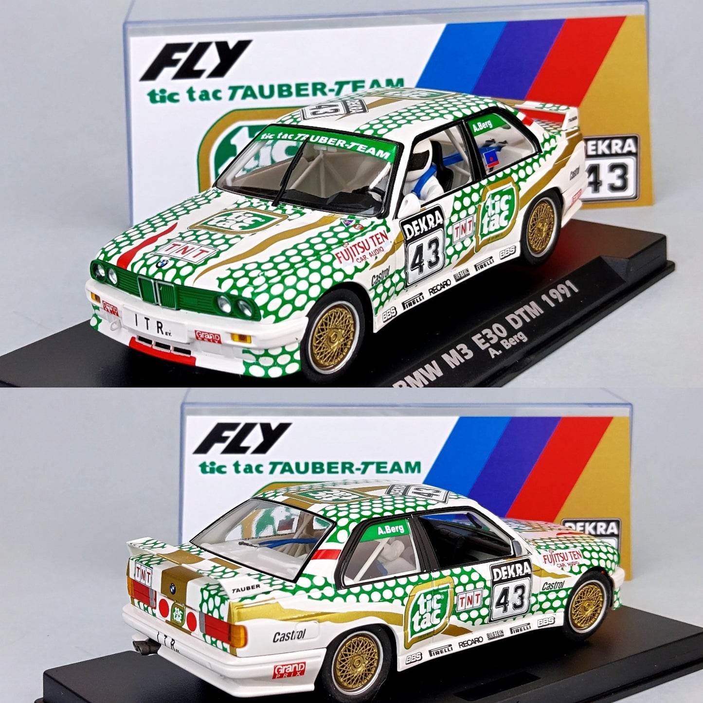 Fly A2123 BMW M3 E30 Tic Tac DTM 1991 1/32 Slot Car
