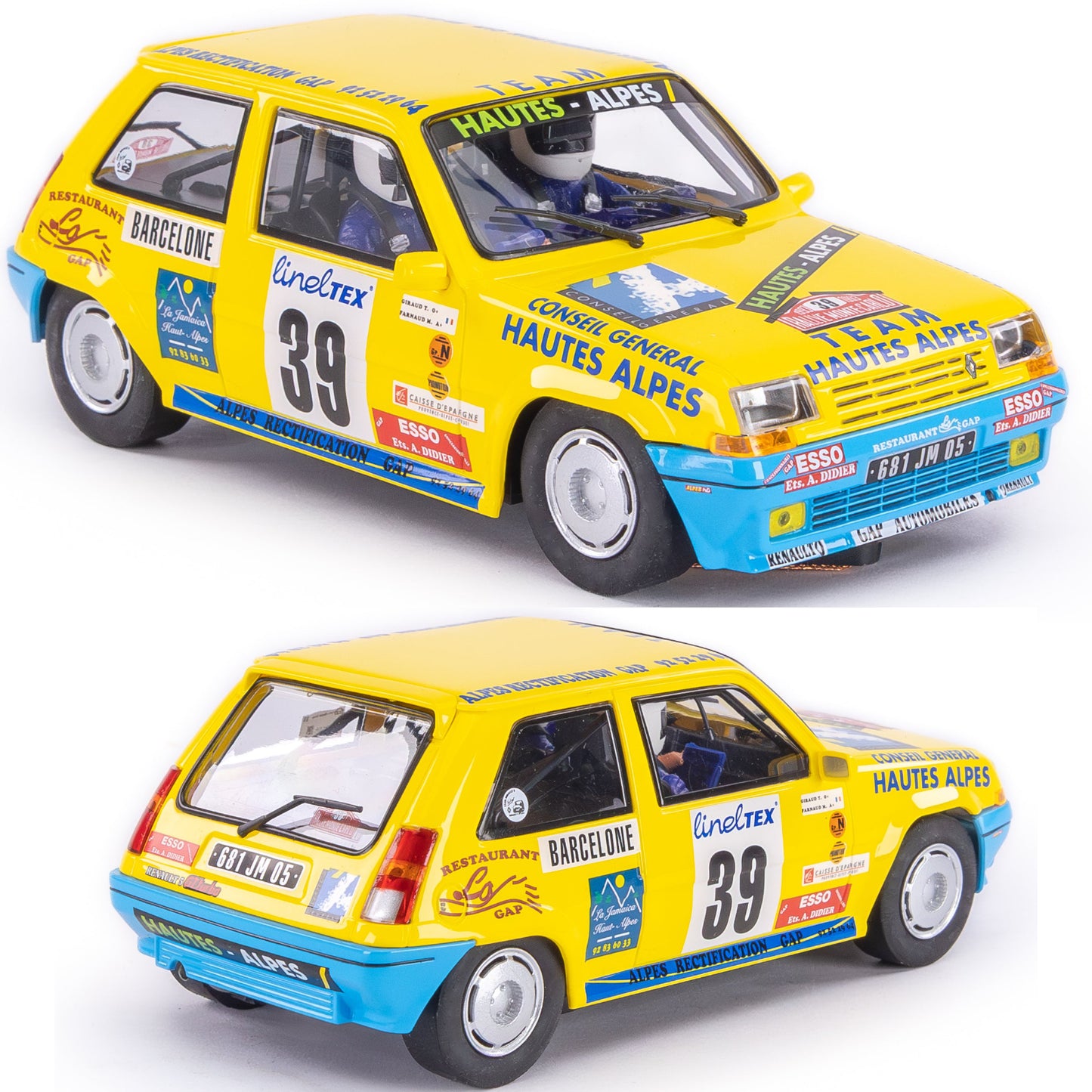 Fly E2107 Renault 5 GT Turbo Rally Monte-Carlo 1994 1/32 Slot Car