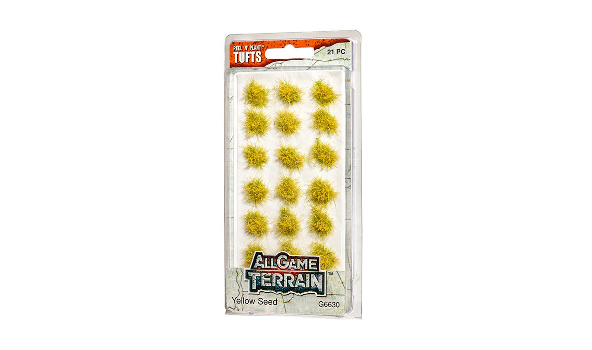 Woodland Scenics G6630 All Game Terrain Peel 'n' Plant Tufts Yellow Seed