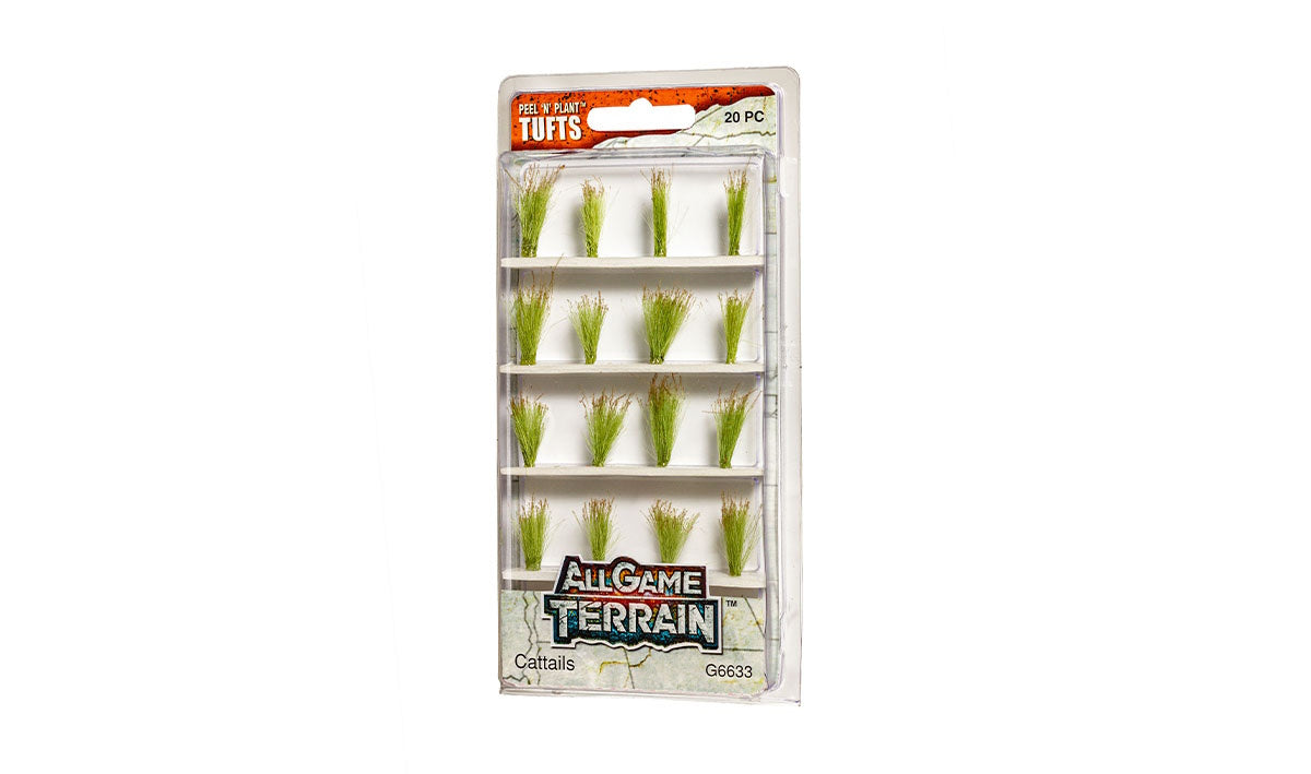 Woodland Scenics G6633 All Game Terrain Peel 'n' Plant Tufts Cattails