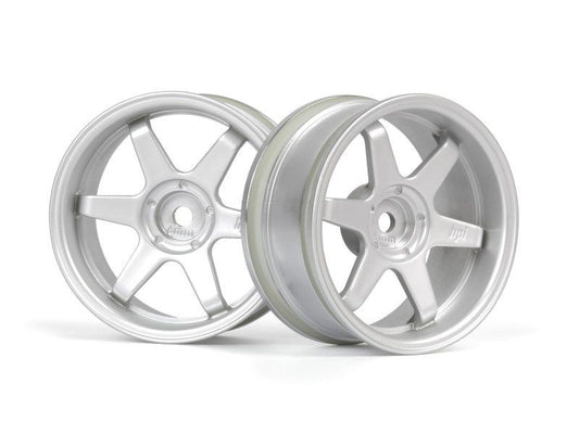 HPI 160753  TE37 Wheel 26mm Matte Chrome (6mm Offset)