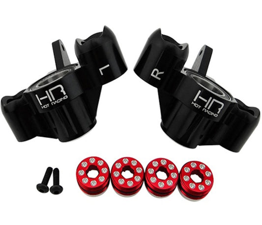 Hot Racing HRAAON21M01 Aluminum HD Steering Blocks Axle Carriers Arrma 6S.