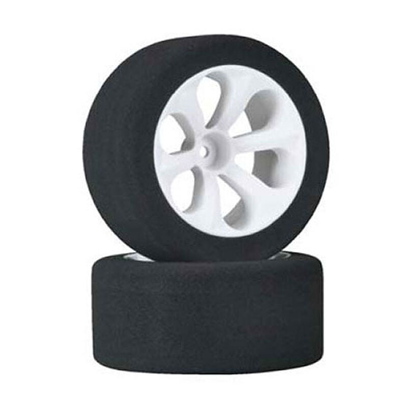 Jaco Prism 1/10 Mounted Truck Rear Foam Tires Pink (2) w/ 12mm Hex