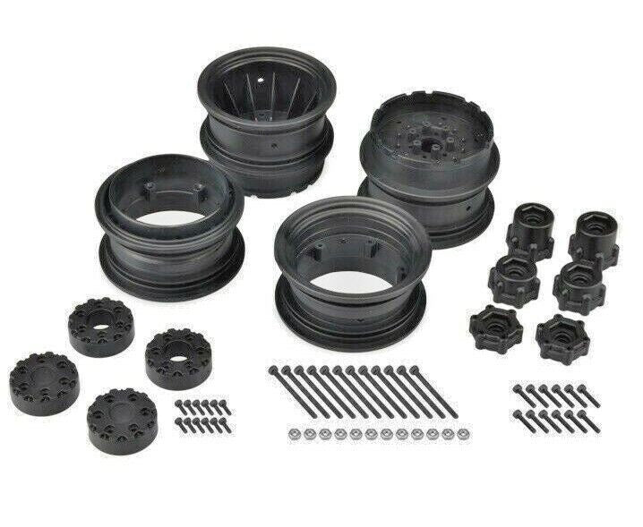 JConcepts JCO3388B Krimson Dually 2.6 dual wheels w adaptors 2 -Black - PowerHobby