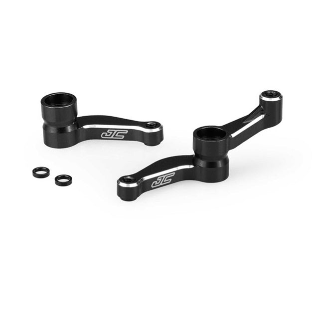 JConcepts JCO2354-2 Aluminum Steering Bell Crank Set (Black) - PowerHobby