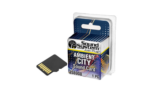 Woodland Scenics JS6908 Just Plug Sound Card Ambient City Model Railroad
